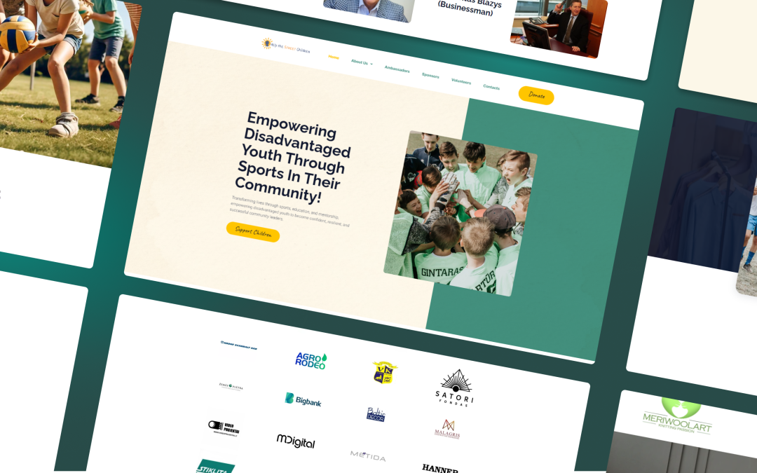 Development of a website for a charity and support fund and securing €10,000/month in advertising support